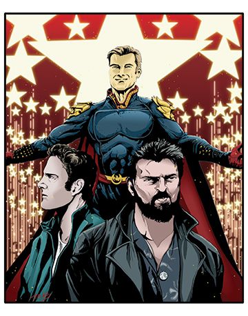 The boys full color print