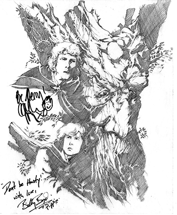 Treebeard, Merri and Pippin